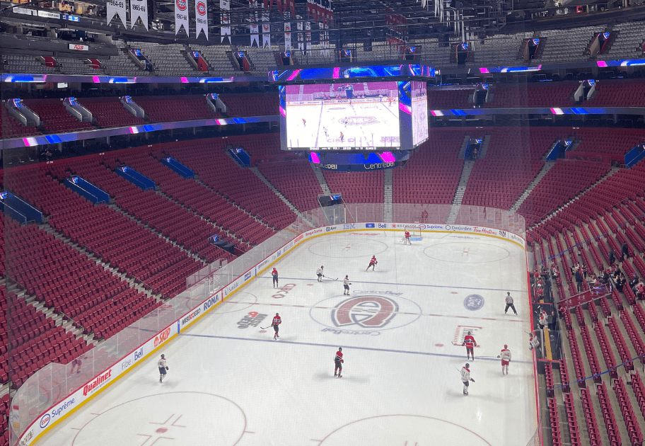 Echange universitaire au Québec hockey sur glace